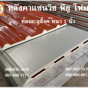 แซนวิช พียู สีแดง ท้องอะลูซิ้งค์