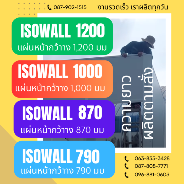 ผนังโฟมปิงปอง ISOWALL 790